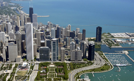 Aerial Photo of Streeterville